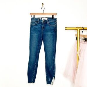 IRO blue distressed ankle denim skinny jeans (Sz 24)